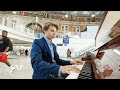 ragtime at a public piano waterloo station played by olivier