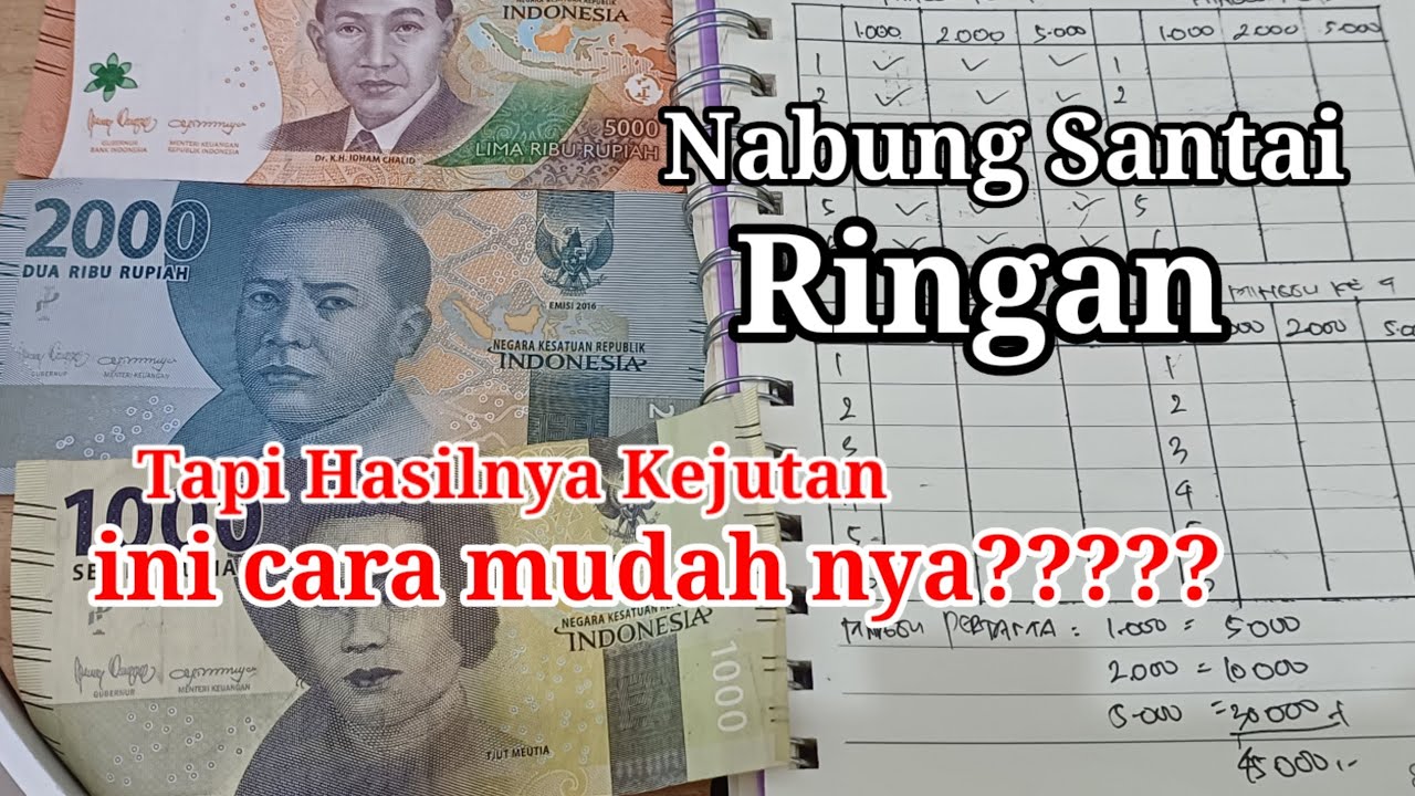 TIPS CARA MENABUNG RINGAN DAN MUDAH | Menabung Anti Gagal | Savings ...