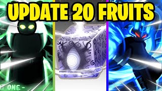 All New FRUITS Coming IN UPDATE 20... (new fruit sneaks)