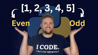 How To Separate Odd And Even Numbers In Python