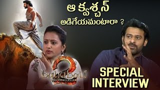 Suma Asking Why Kattappa Killed Bahubali ? to Prabhas -  Baahubali 2 Movie Special Interview