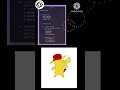 How To Create Pikachu Using Python Turtle 🐢 | Dev Area #shorts #csstricks