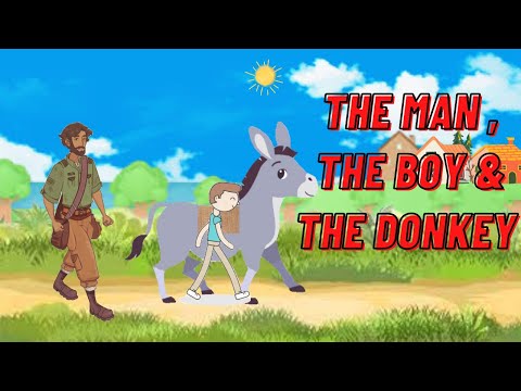 The Man The Boy And The Donkey | Moral Short Stories | Must Watch ...