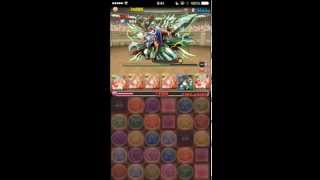 【パズドラ】第13回チャレンジダンジョン Lv10にサンタサクヤで挑む！