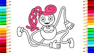 Mommy Long Legs Coloring Pages/Poppy Playtime Coloring