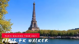 🇫🇷Paris walking - Pont de Bir - Hakeim l Pont d'léna  - Tour Eiffe - Emily in Paris 27/04/2021