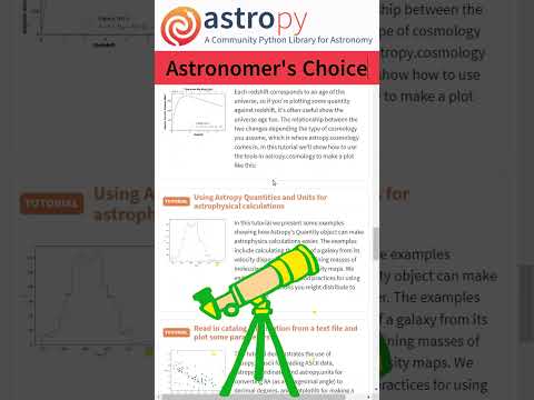 Astropy Python learning materials #astrophysics #astronomy #coding #pythonforbeginners