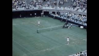 1969 US Open Women's SF Margaret Court def Virginia Wade amateur video