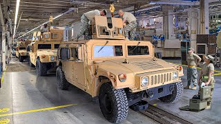Inside Giant Factory Rebuilding US Army Armored Humvees