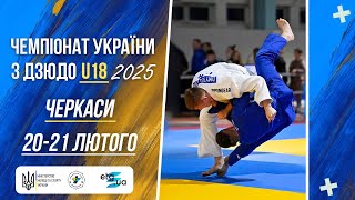 Чемпіонат України з дзюдо серед кадетів до 18 років, татамі 2 (день другий)