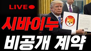 시바이누코인 1월25일 트럼프 중대계약 발표🚨또 토요일 오전이야?