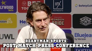 'It was a BAD football game! Congratulations to them' | Brentford 1-2 Leeds | Thomas Frank