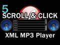 5. Flash Scroll and Click Songs MP3 Playlist Player Actionscript 3.0 XML Tutorial