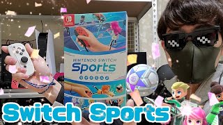 【スイッチスポーツ】Wiiスポーツシリーズ最新作! ニンテンドースイッチスポーツ 開封レビュー(*'▽') ( Nintendo Switch Sports )