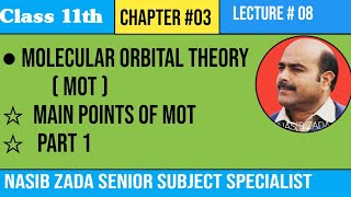 MOLECULAR ORBITAL THEORY (MOT) PART =1 @NASIB ZADA SSS