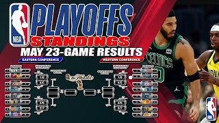 NBA playoffs standings today May 23 2024  | NBA games results | NBA game schedule May 24,2024