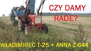 230# Życie zwyczajnego rolnika - Kopanie ziemniaków T-25 z kombajnem Z-644