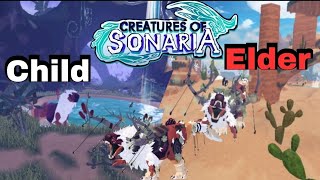 Surviving as Ghartokus until i reach Elder age | Creatures of Sonaria | Roblox