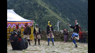 YAK DANCE OF MERAK \u0026 SAKTENG or Yak Cham (གཡག་འཆམ།) | Sakteng wildlife sanctuary