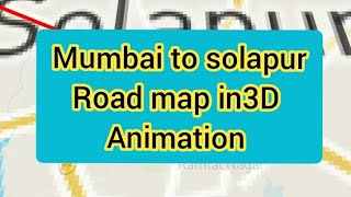 mumbai to solapur road map