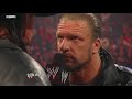 Raw Shawn Michaels interrupts Triple H and The Undertaker