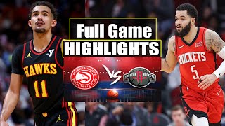 Houston Rockets VS Atlanta Hawks FULL GAME Feb 10, 2024 Highlights | NBA Season