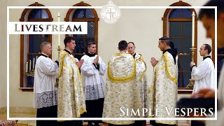 Simple II Vespers - The Purification of the Blessed Virgin Mary - 2/2/25