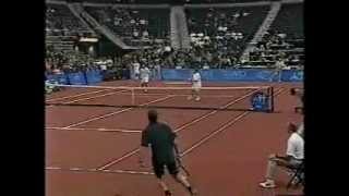 Steve Barnes/Andre Agassi vs. Pete Sampras/Elton John