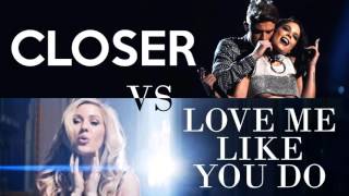 MASHUP - Closer/ Love Me Like You Do (Chainsmokers, Ellie Goulding, Halsey)