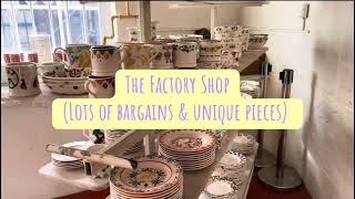 Emma Bridgewater Factory shopping, afternoon tea and pottery painting