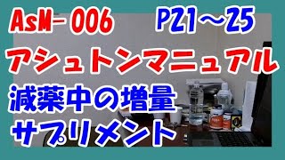 AsM-006【アシュトン マニュアル】P21～25　断薬後の再服薬は？／ 減薬中の増量は？ ／ サプリメント　　／ パニック障害,うつ,不安障害,双極性障害,適応障害,自律神経失調症,