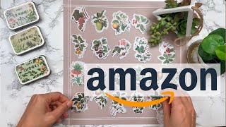 HAUL :: AMAZON - 3 Tin Box (180 stickers) of Washi Botanical Stickers