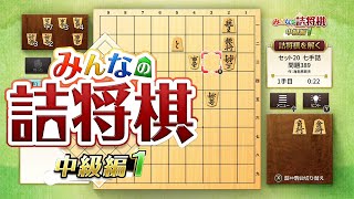 【みんなの詰将棋　中級編１】４五角に対しての応手が広くてno.44