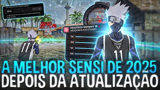 SENSI 2025 ATUALIZADA! ⚙️ DEPOIS DA ATUALIZAÇÃO 🔥 A MELHOR SENSIBILIDADE PARA SUBIR CAPA NO IPHONE 🩸