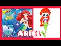 How to Draw Ariel || The Little Mermaid New || step by step