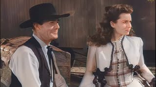 Colorized Western | Abilene Town (1946) Randolph Scott, Lloyd Bridges | subtitles
