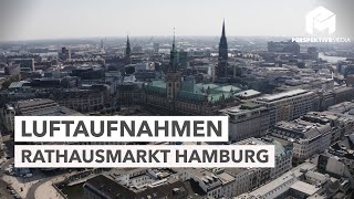 Luftaufnahmen Hamburg - Rathausmarkt Hamburg