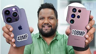 iPhone 14 Pro Max Camera Comparison 📸 vs Galaxy S22 Ultra - The Most Detailed Review!