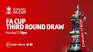 Live stream: Emirates FA Cup Third Round Draw 2020/21