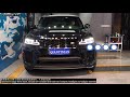 l494 range rover sport old headlights refitted new land rover range roverl405.l494 old style modif