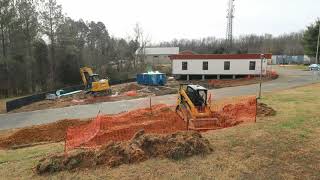 Modular Office Building Installed in One Day - Timelapse