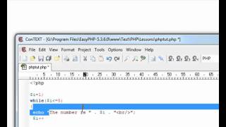 PHP Tutorial 6 - While Loop