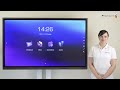 horion m5a interactive flat panel four split screen