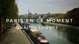 🇫🇷 WALK IN PARIS ( QUAI DU LOUVRE ) 18/10/2020 PARIS 4K