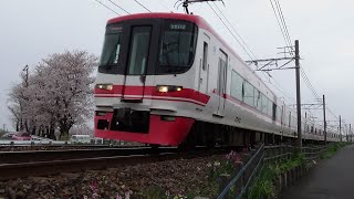 「桜＆1700系」名鉄1700系1702F 名鉄犬山線 柏森駅〜江南駅間にて