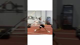 Great indoor javelin session! #athlete #javelinthrower #javelinthrow #javelin