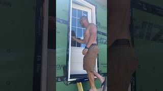 How I Installed a New Exterior Door #diy #renovation #carpentry