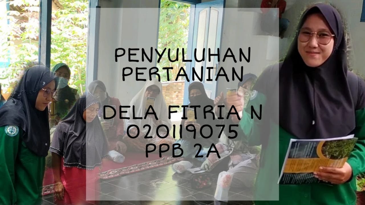 [MEDIA&METODE PENYULUHAN]KEGIATAN PENYULUHAN PERTANIAN - YouTube