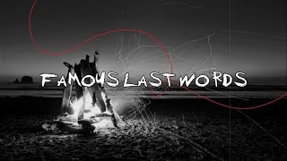 FAMOUS LAST WORDS - MY CHEMICAL ROMANCE (Lyric Video)