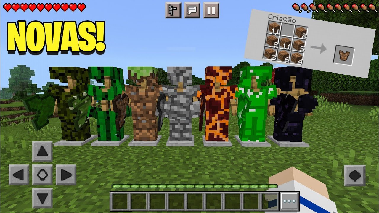 Novas Armaduras E Mais Atualizao De Minecraft 19